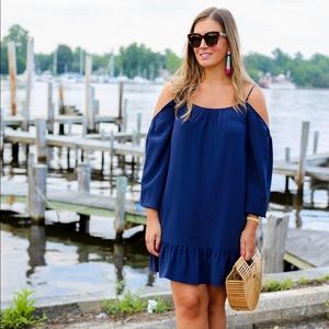 Sold**Lilly Pulitzer Candice Open Shoulder Dress